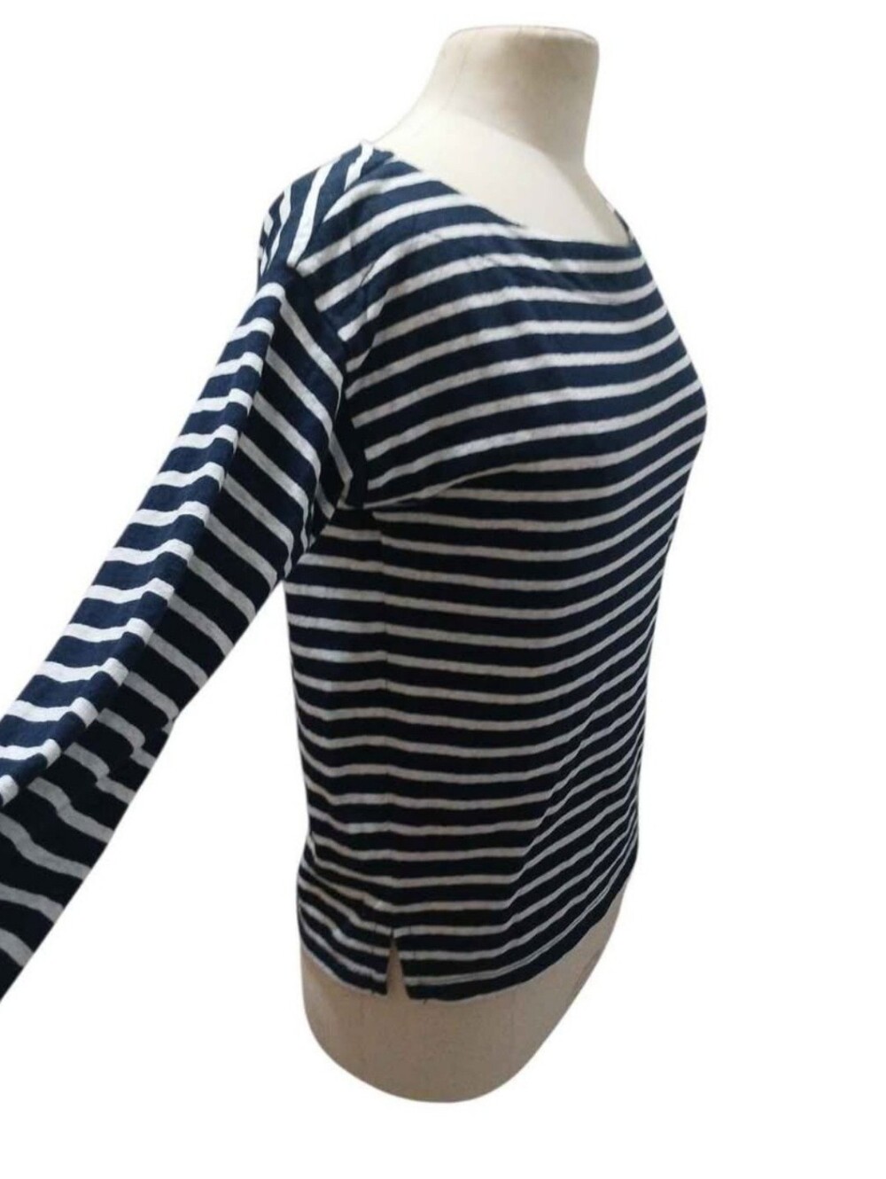 J Crew Striped Boat Neck Top